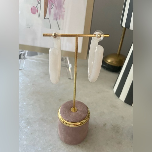 Baublebar Selenne Lucite Hoop Earrings - Picture 3 of 4